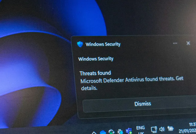 Antivirus-Meldung